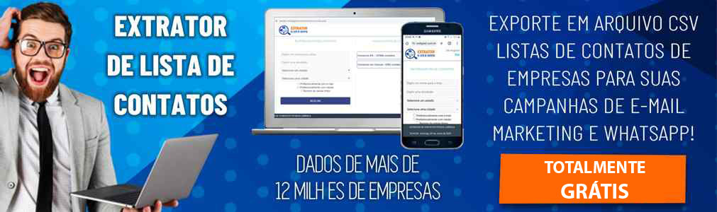 Extrator de contatos